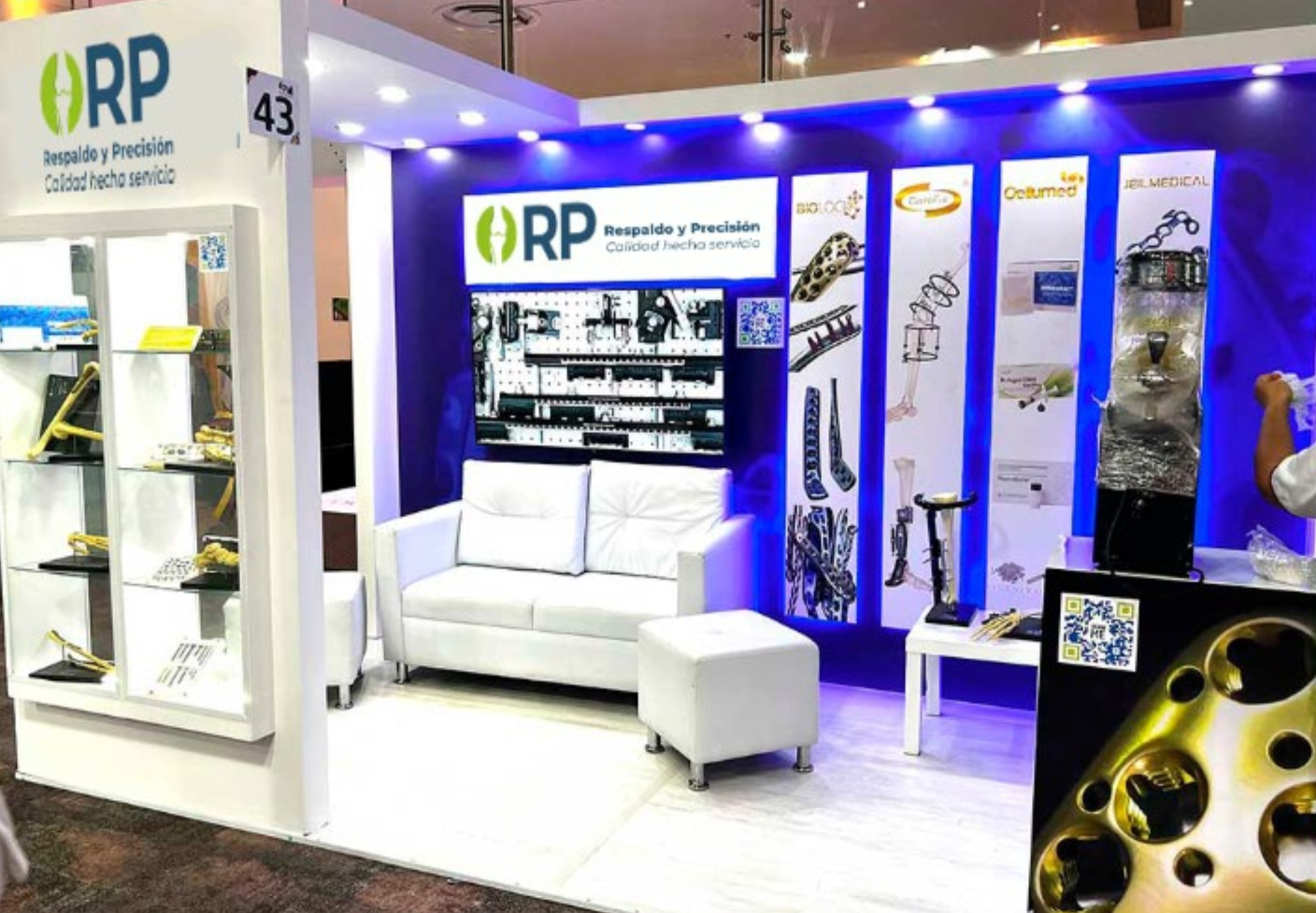 Stand de RP en un congreso médico